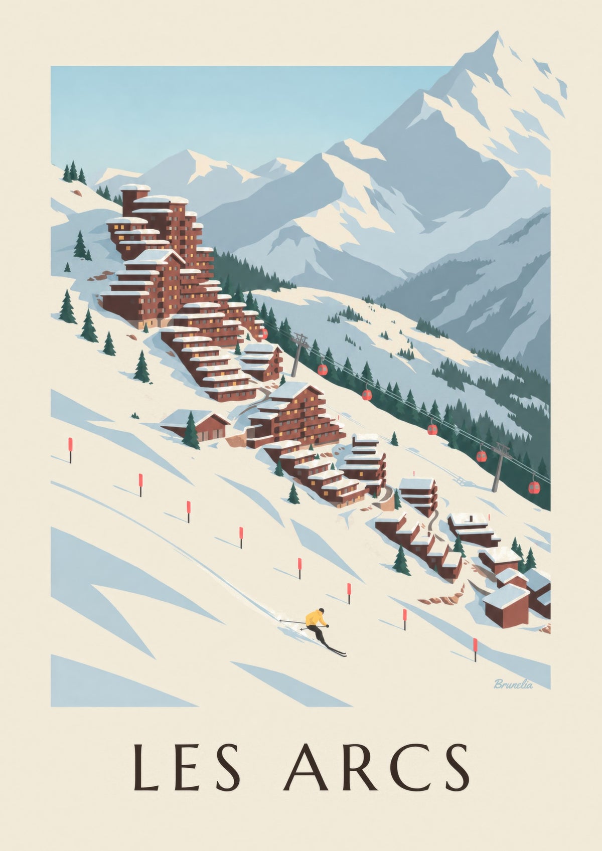 Poster di Les Arcs, Arc 2000 terrazzata
