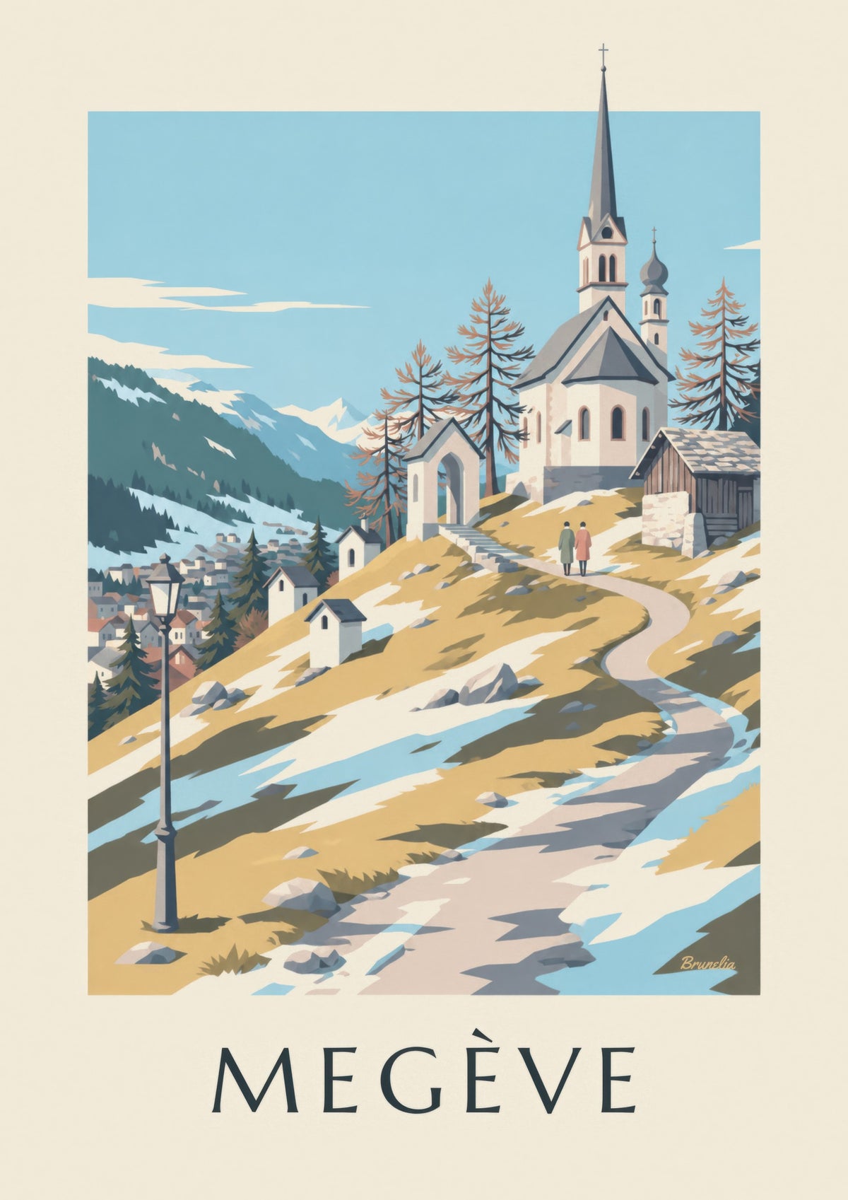 Poster di Megève, le cappelle del Calvario