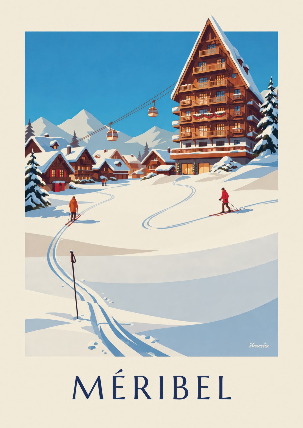 Poster di Méribel Mottaret al sole