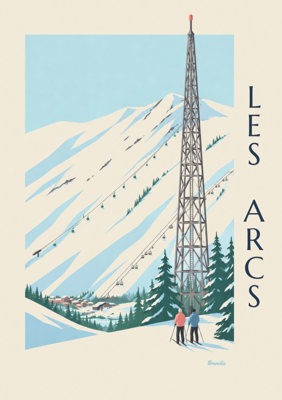 Poster di Les Arcs, Arc 1600 e le sue piste