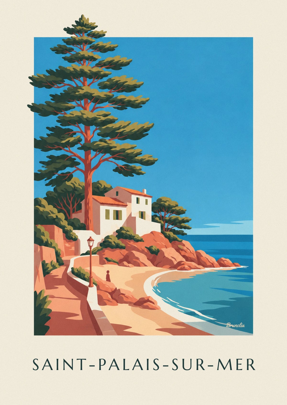 Affiche villa en bord de côte à Saint-Palais-sur-Mer